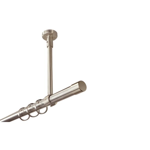 Rundrohr Gardinenstange 1-l&auml;ufig Deckenmontage