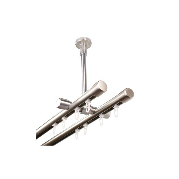 Gardinenstange Innenlauf 2-l&auml;ufig Deckenmontage