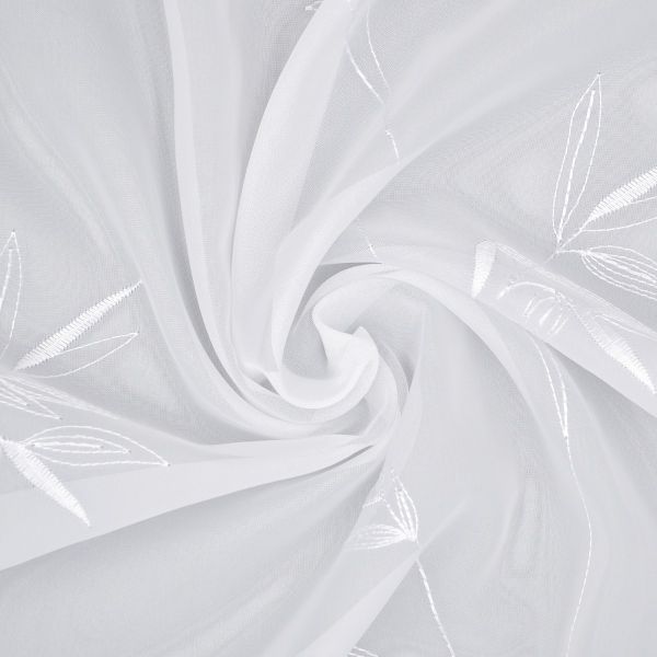 Stoffmuster Aaron weiß