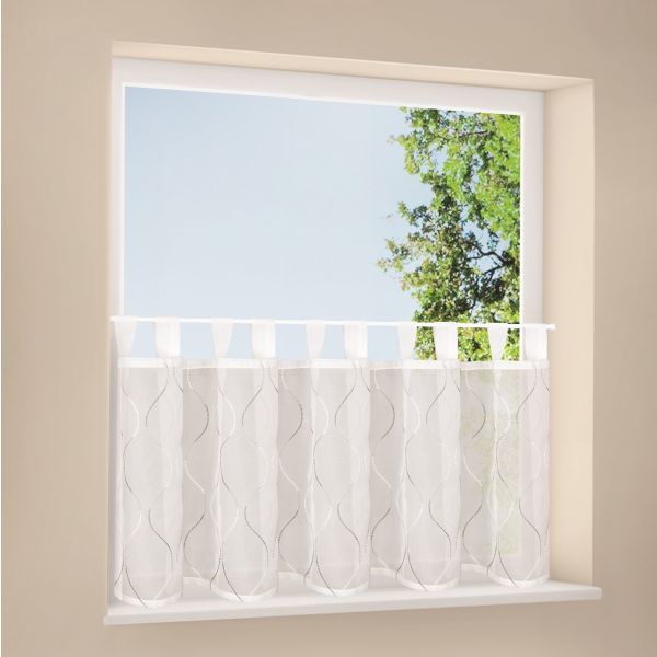 Scheibengardine Carla wei&szlig;