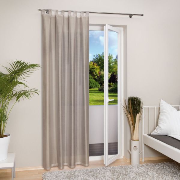 Schlaufenschal Taft silber