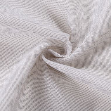 Stoffmuster Linea taupe - mit Leinen