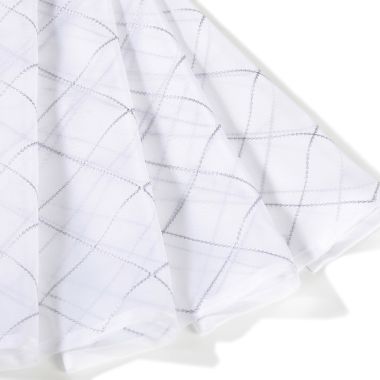 weiß halbtransparent karomuster 