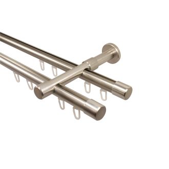 Gardinenstange - Innenlaufstange - 2 läufig- 20 mm