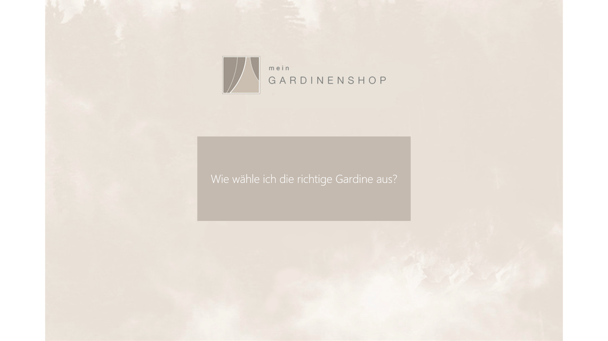 Die richtige Gardine auswählen: So wählen Sie Gardinen richtig aus!