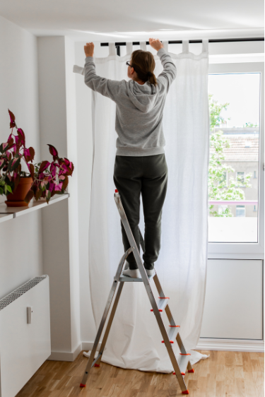 So bringen Sie Ihre Gardine fachmännisch an